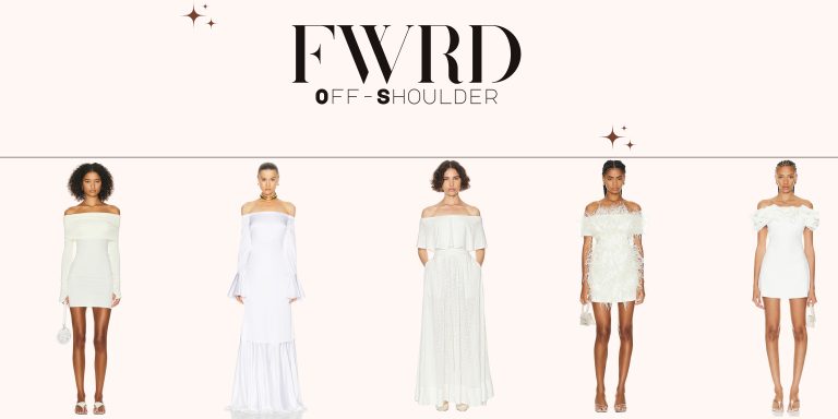 White Off-the-Shoulder Dress Finds from FWRD